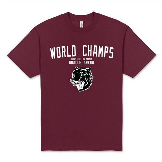 LROO "WORLD CHAMPS" Oracle Arena T (MAROON)
